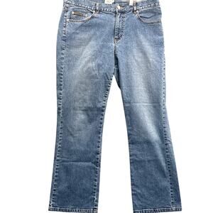 Calvin Klein Vintage 90s Bootcut Denim Blue Jeans Women 14